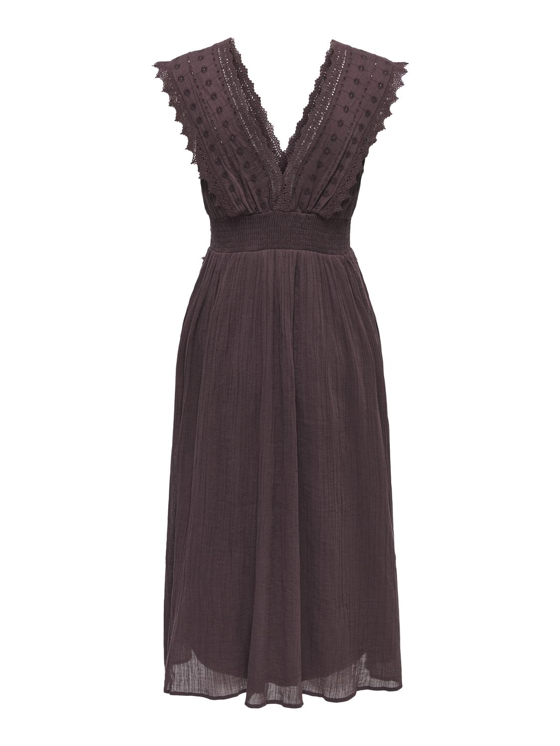 PGVIVA S/S MIDI DRESS WVN - 7