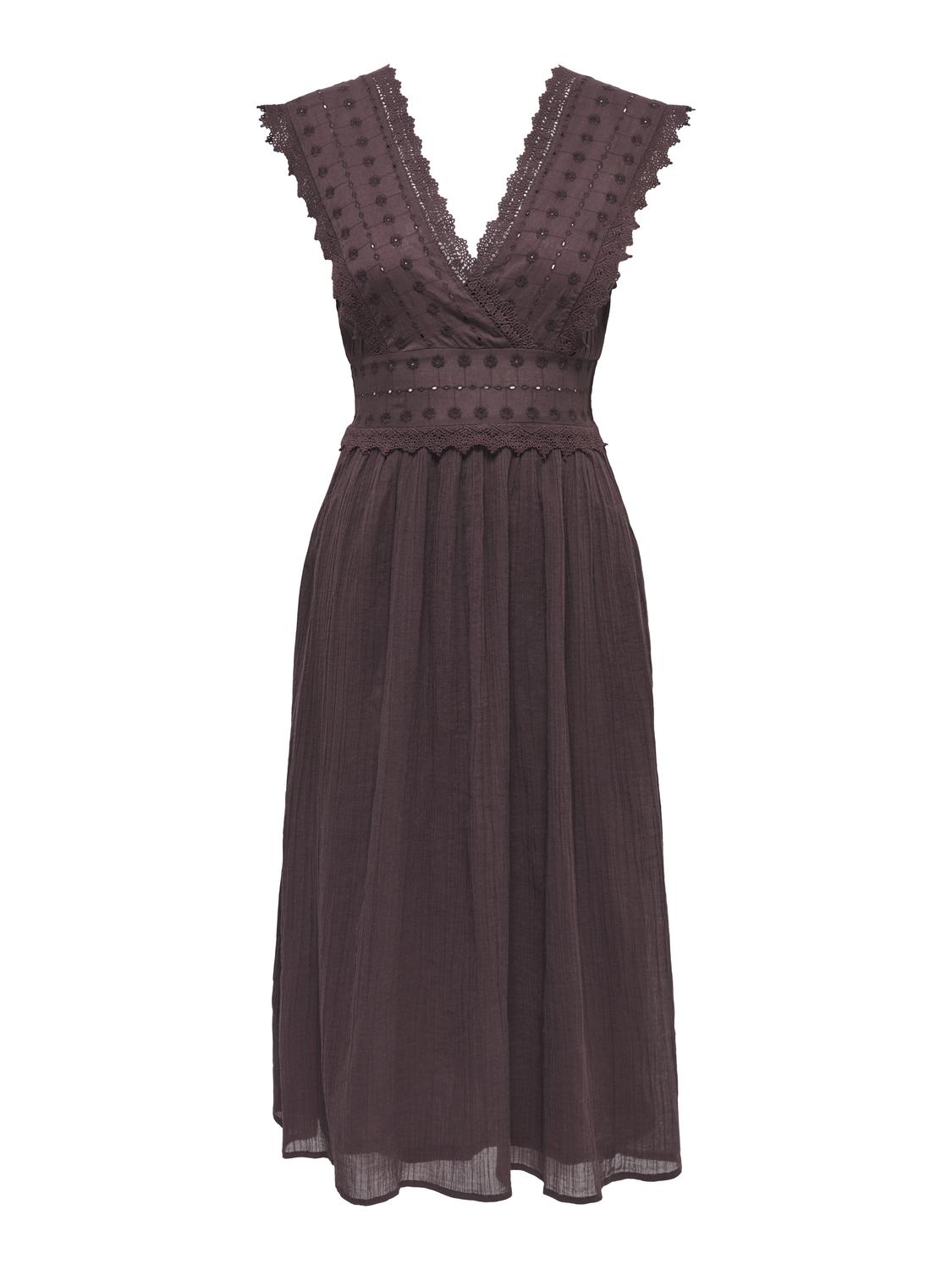 PGVIVA S/S MIDI DRESS WVN - 3