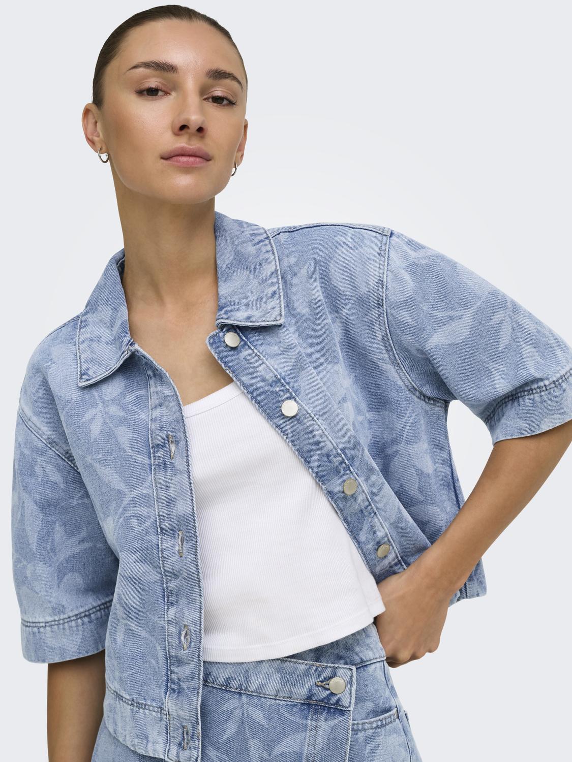 JDYSANSA SS SHIRT LASER PRINT DNM - 6