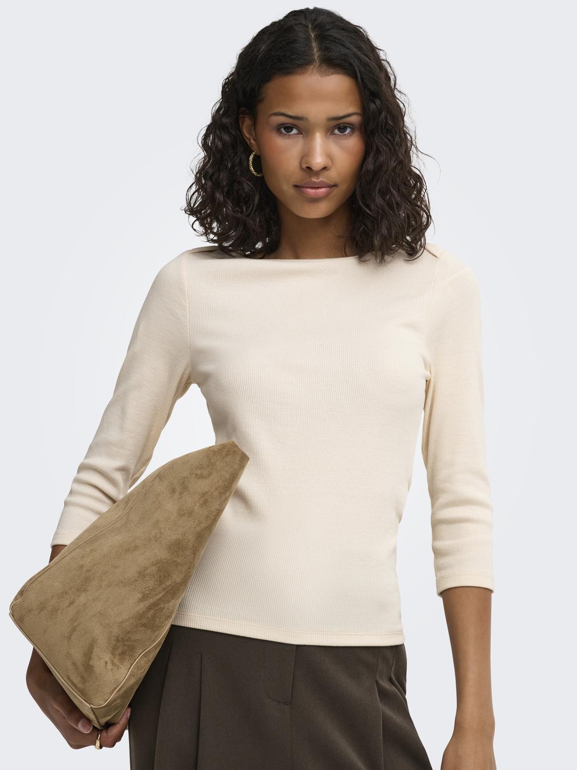 JDYMALLI 3/4 BOATNECK TOP JRS NOOS - 5
