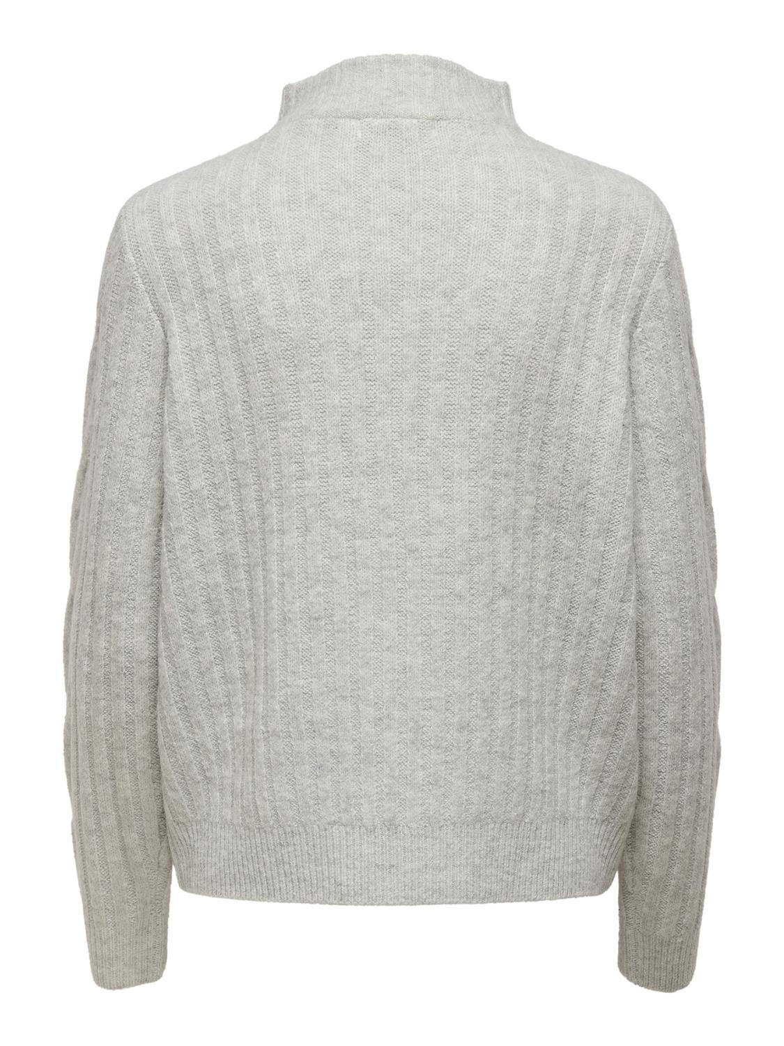 JDYANDREA L/S ZIP CABLE PULLOVE KNT NOOS - 7