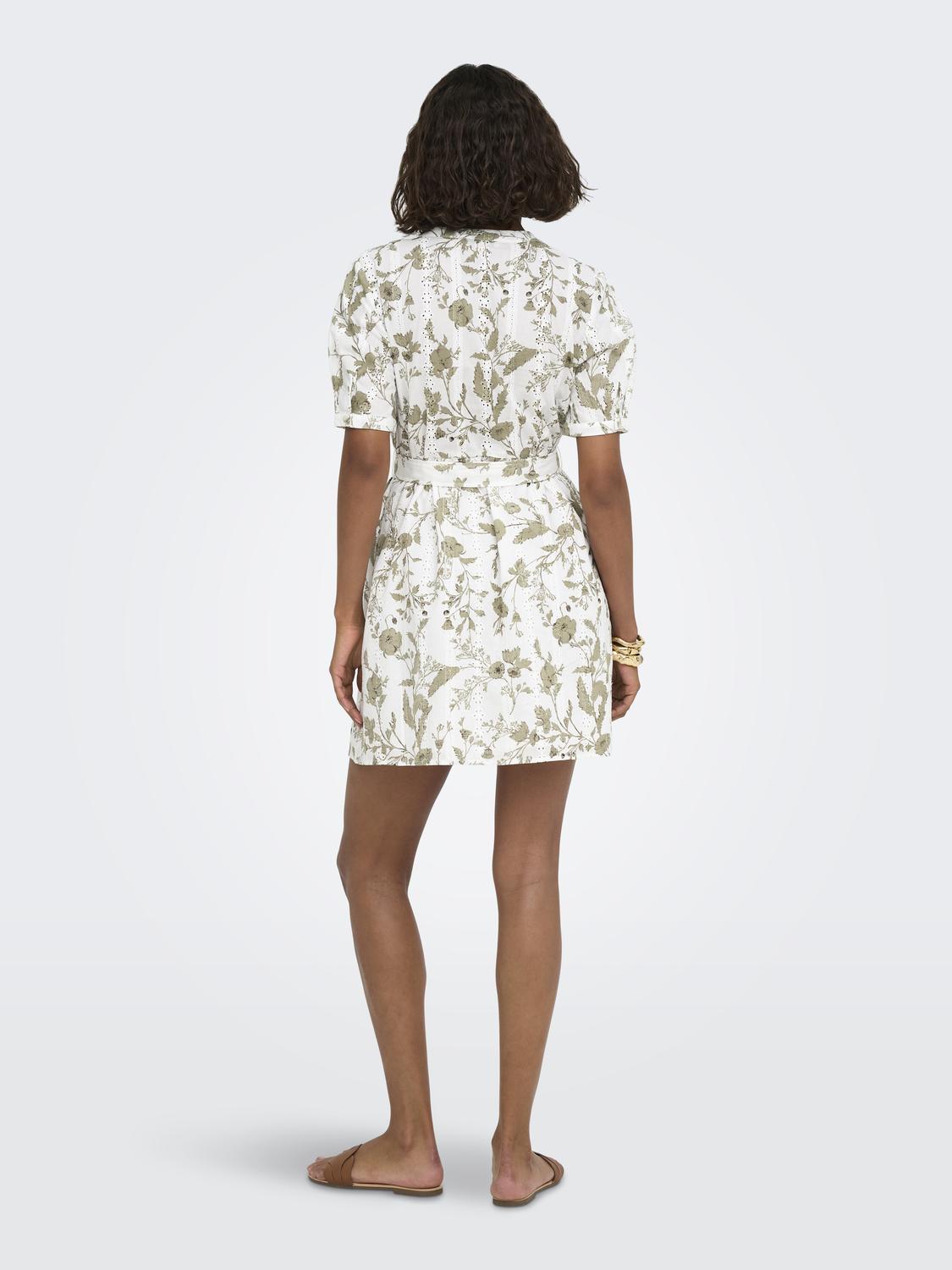 ONLNATHY S/S SHORT BELT DRESS WVN EX - 2