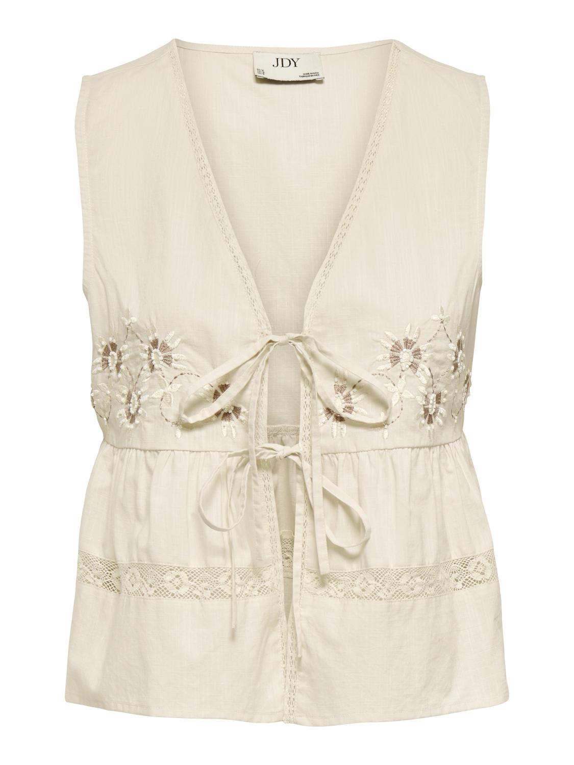 JDYMADDIE S/L TIE TOP WVN EXP - 3