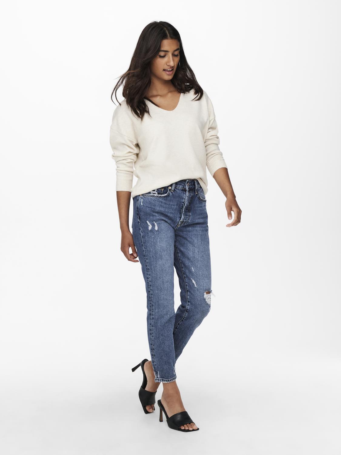 ONLRICA L/S V-NECK PULLO KNT NOOS - 5
