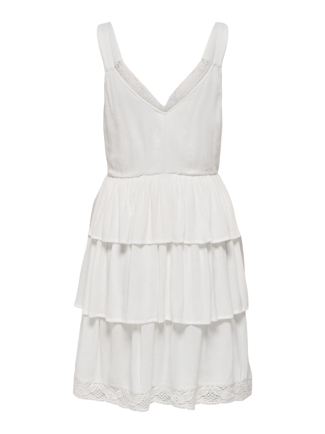 PGBRITT STRAP LAYRED SHORT DRESS WVN CS - 3