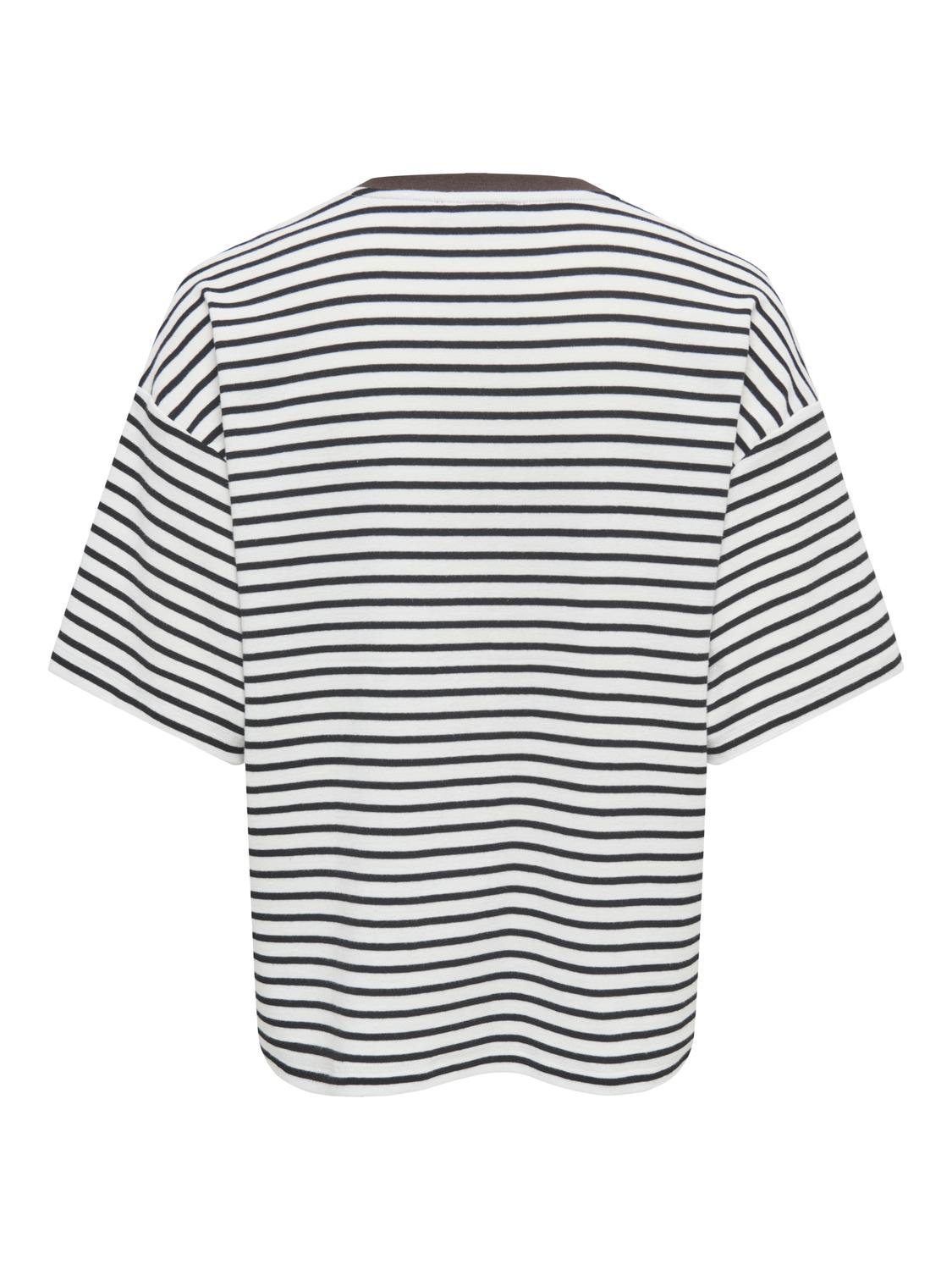PGNORA STRIPED S/S T-SHIRT JRS - 3