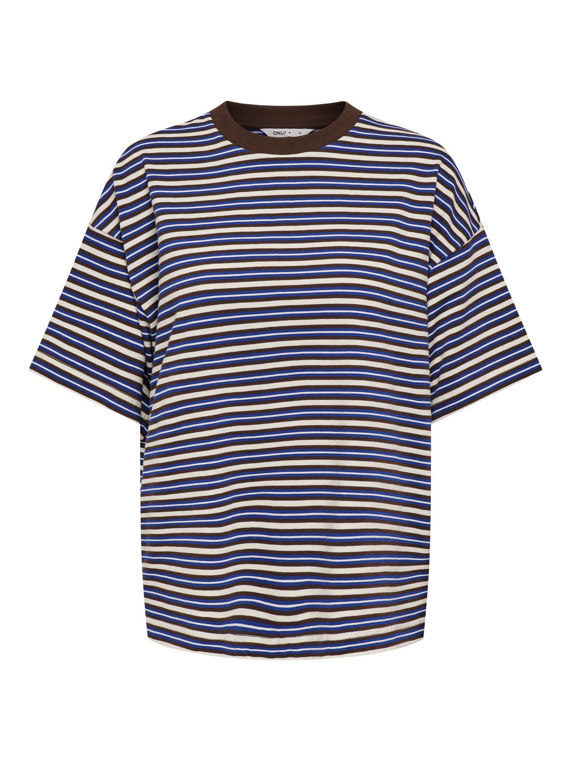 PGLISA STRIPE S/S TOP JRS