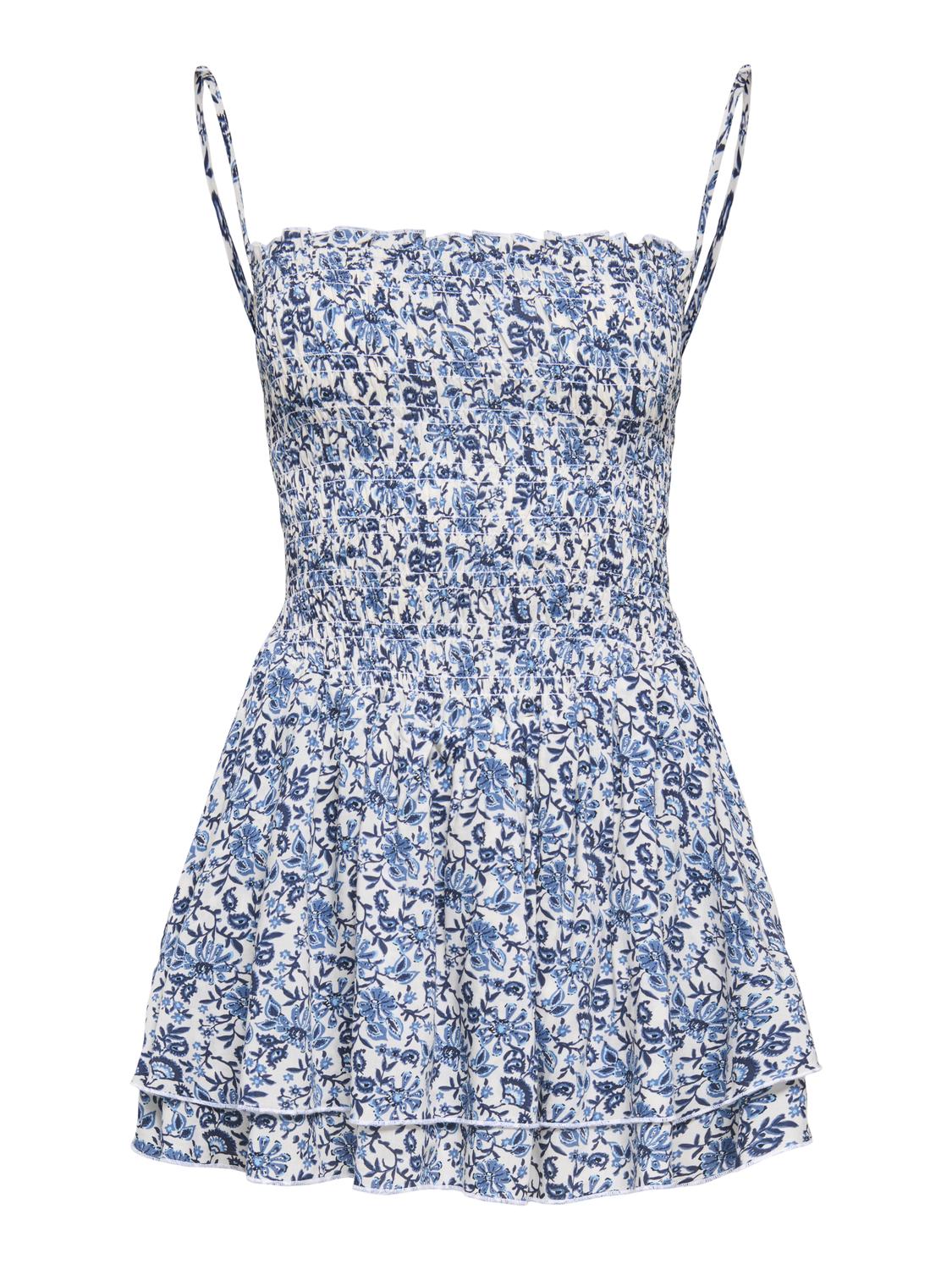 PGFENNY SHORT S/L BACK STRING DRESS WVN
