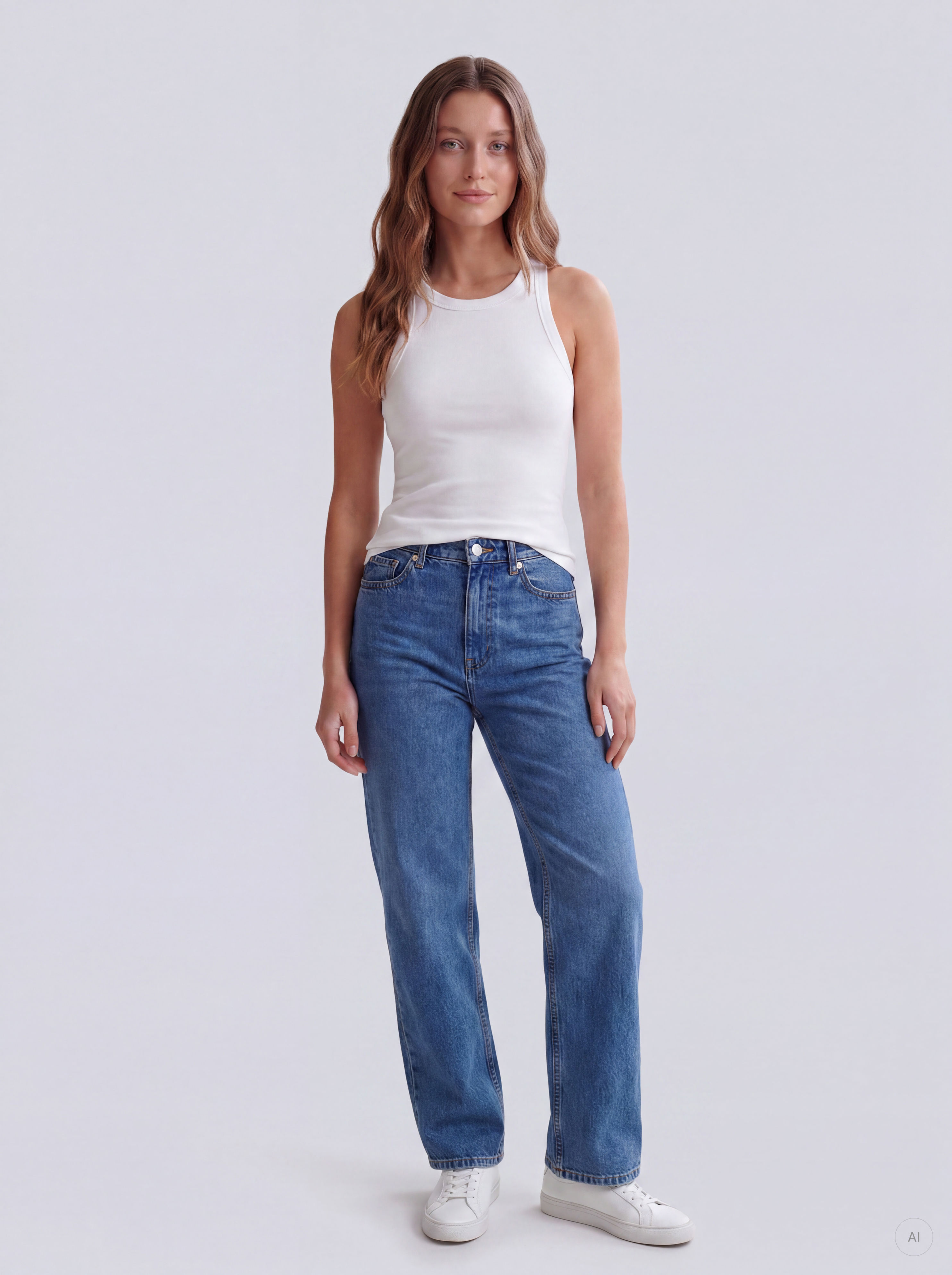 PGJILL BASIC ærmeløs tanktop med slank pasform - 4