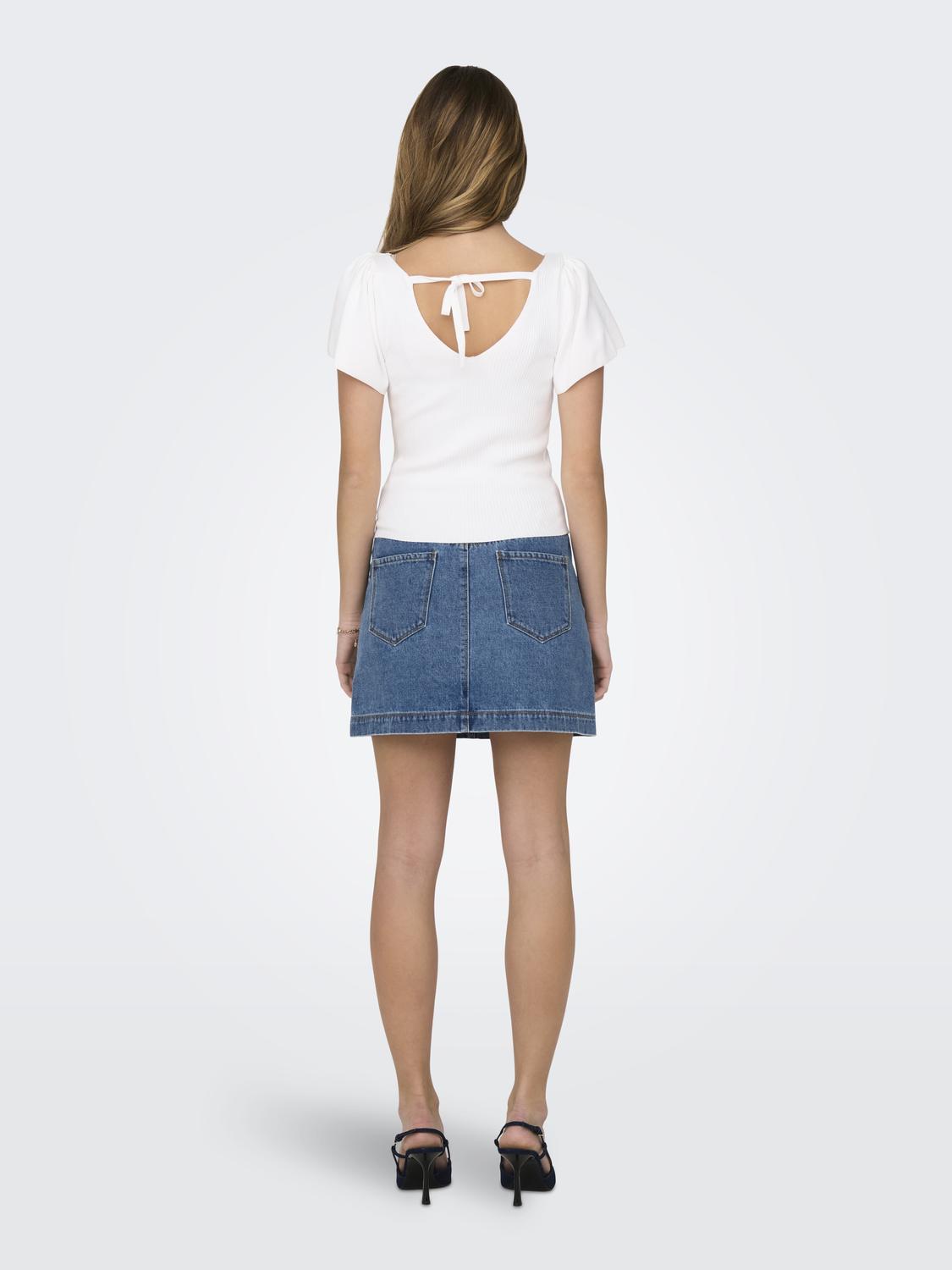 ONLLEELO Ribbet topp - 2