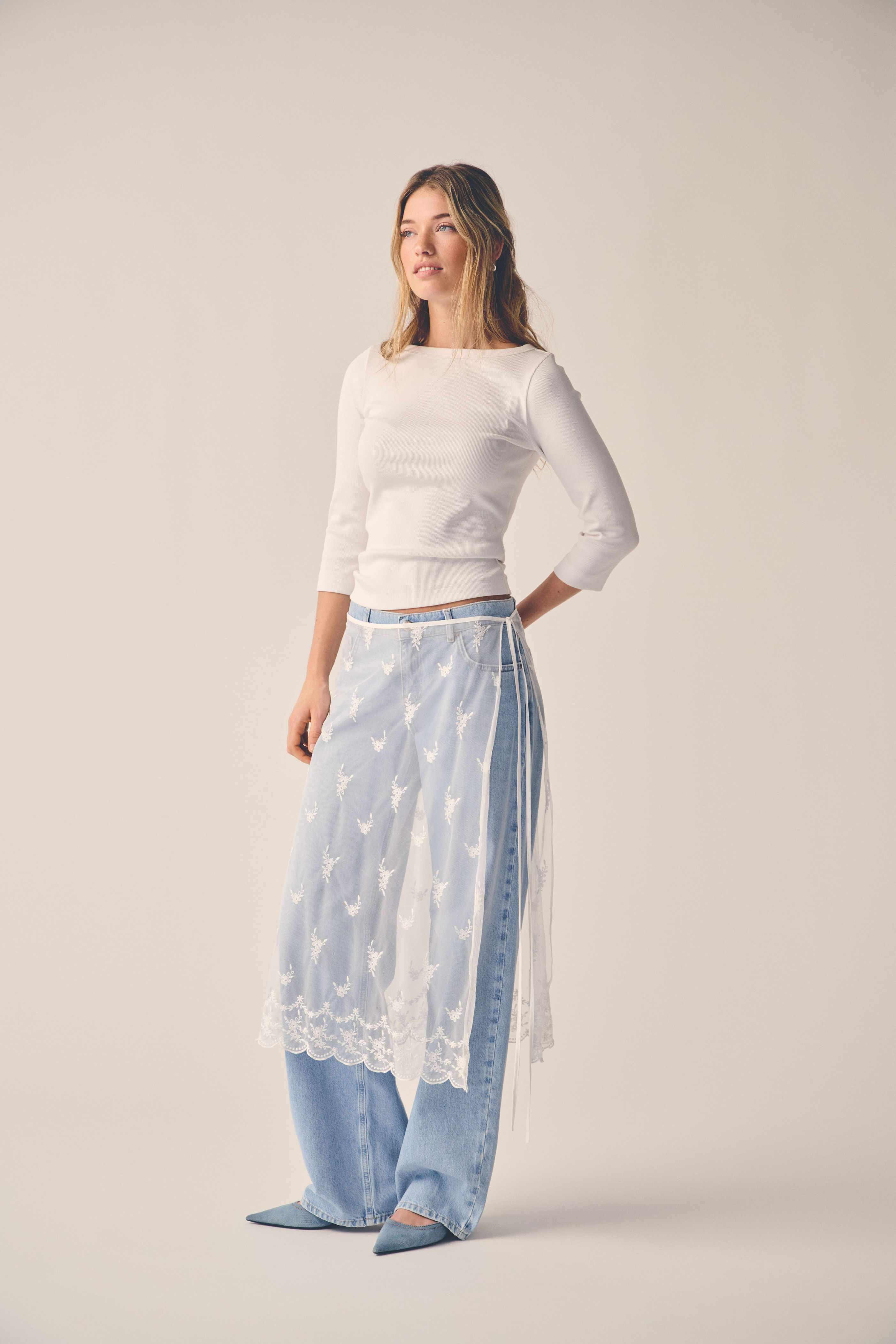 PGMOLLY 3/4 BOATNECK TOP JRS - 4