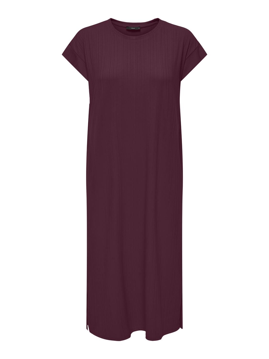 PGBIENNE Kleid mit O-Ausschnitt und Flügelärmeln und normaler Passform