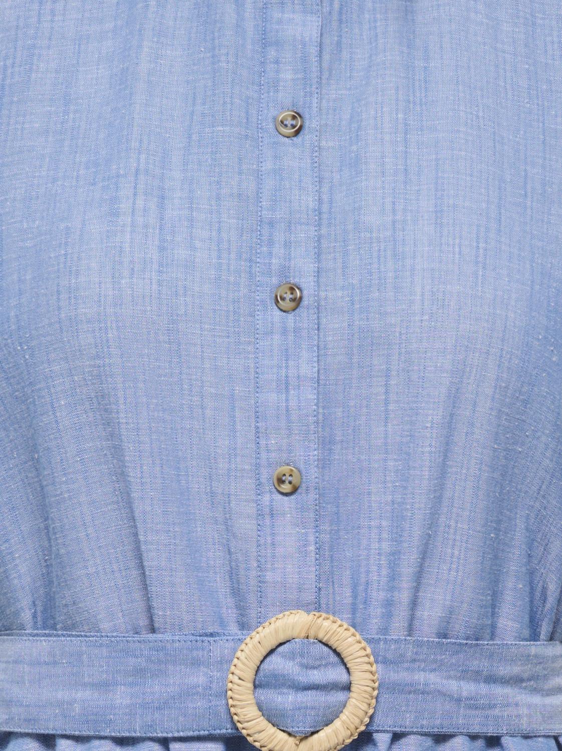 PGZIRA S/S SHIRT MIDI DRESS WVN CS - 2