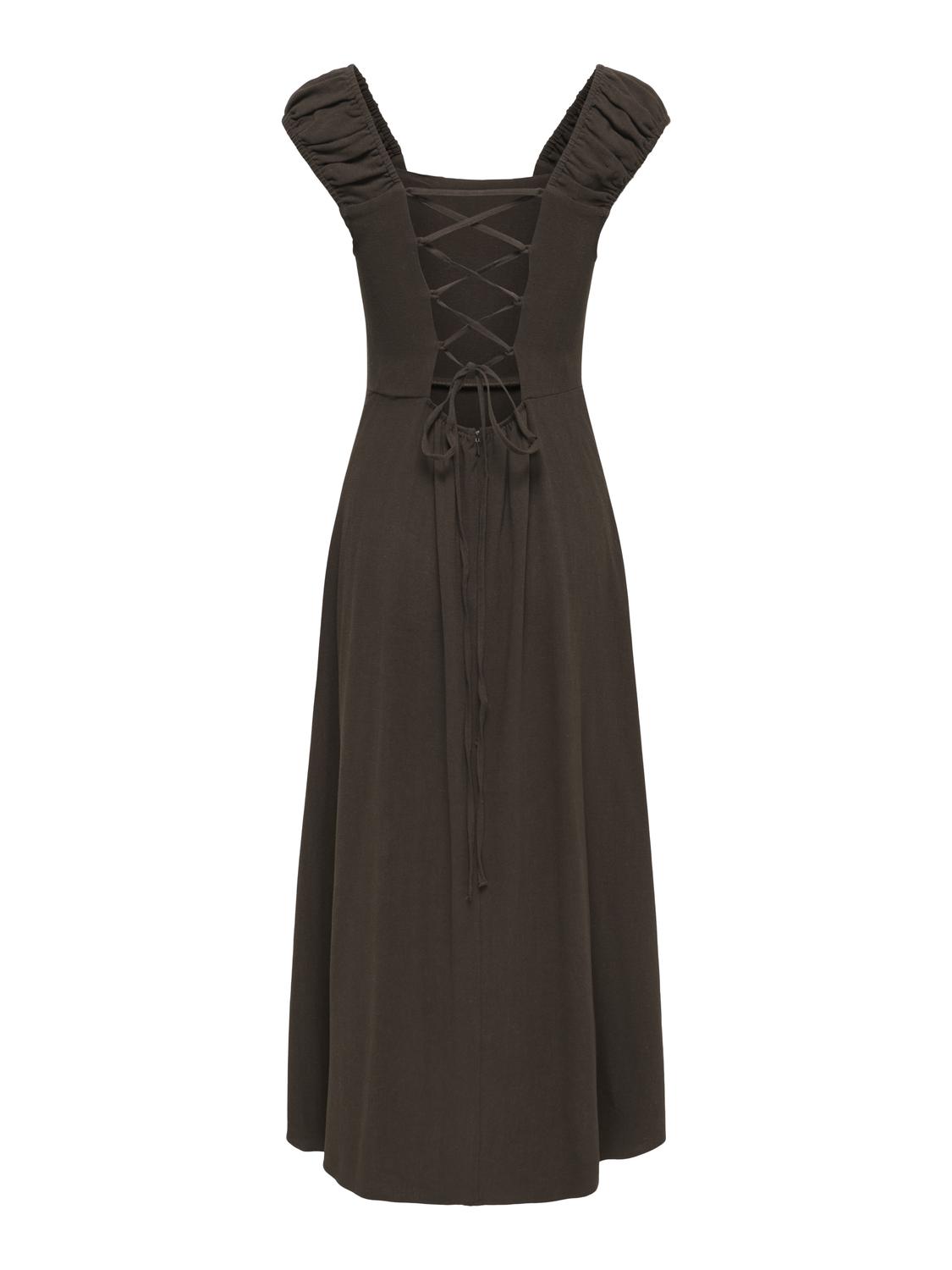 OINLMIRELDA S/L LONG DRESS WVN EX - 3