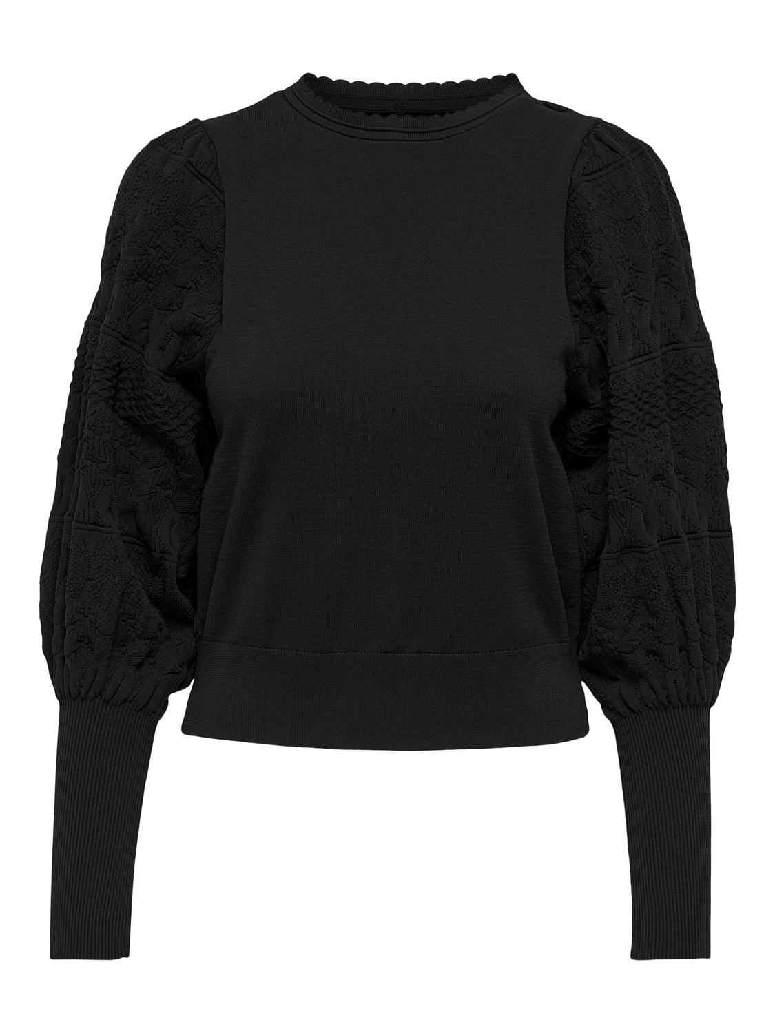 ONLMELITA L/S O-NECK PULLOVER RP KNT - 3