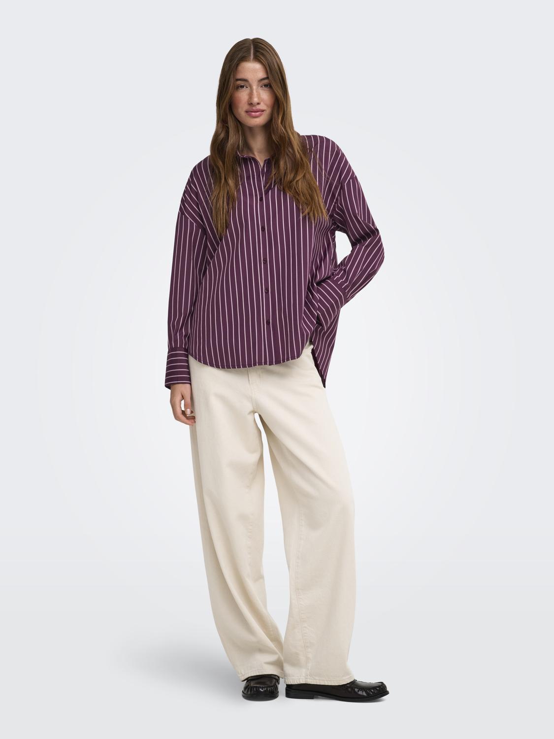 ONLOREGON ALVA LS REG SHIRT NOOS WVN - 6