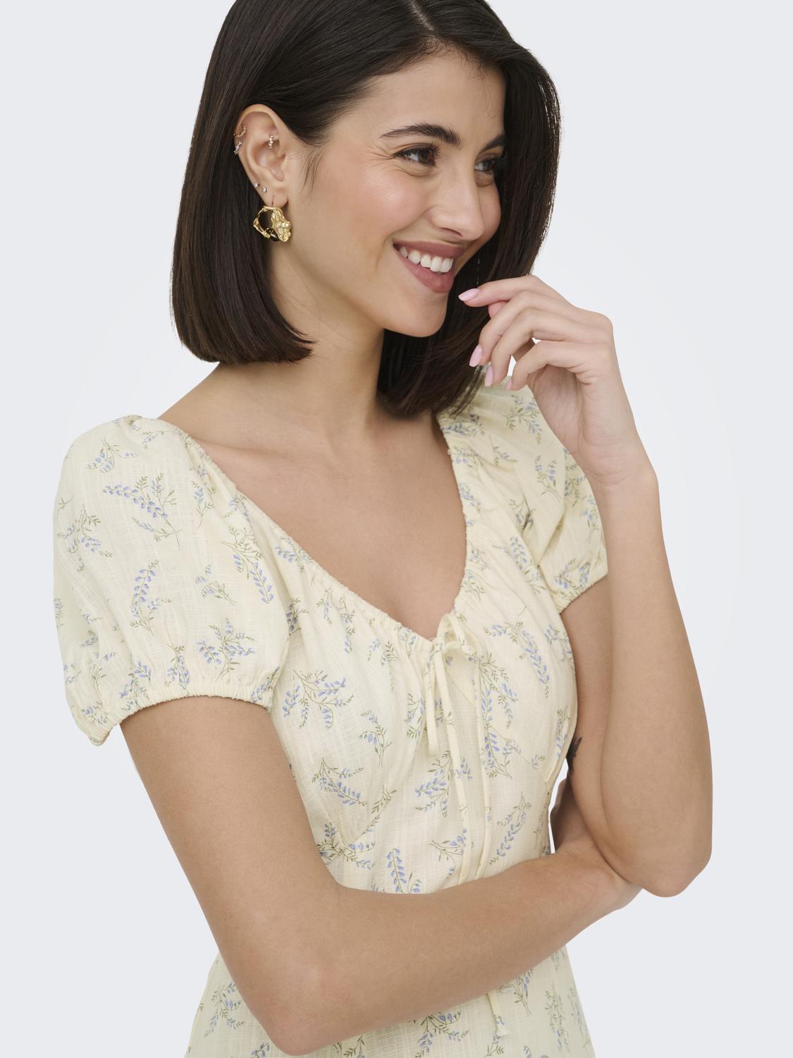 JDYLYDIA S/S MIDI DRESS WVN EXP - 4