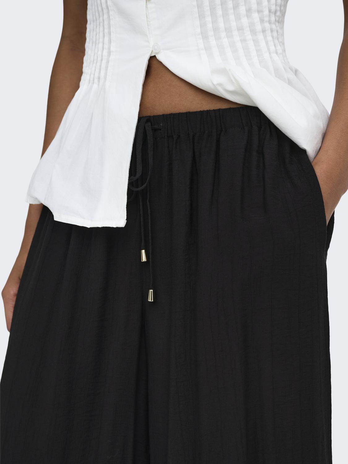 ONLGINI MIKASI WIDE PULL UP PANT WVN OS - 5