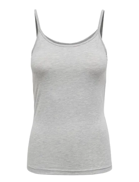 ONLLOVE O-hals mouwloze stretch fit top voor dagelijkse stijl