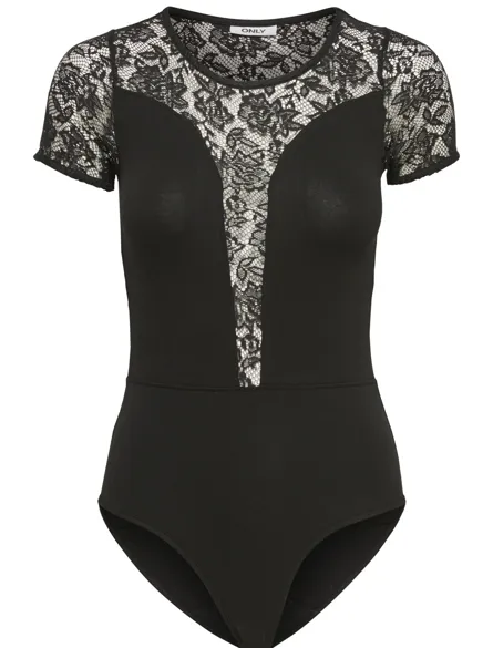ONLANNA S/S LACE BODYSTOCKING JRS