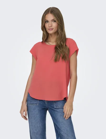 ONLVIC S/S SOLID TOP NOOS WVN
