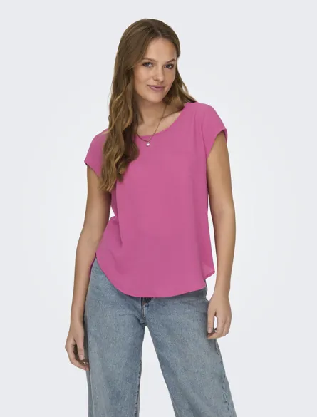 ONLVIC S/S SOLID TOP NOOS WVN