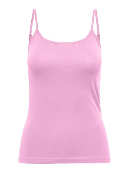 JDYAVA Tanktop mit normaler Passform und Knopfverschluss