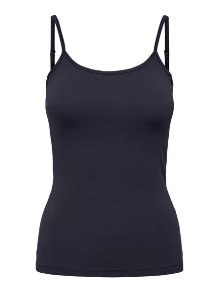 JDYAVA Tanktop mit normaler Passform und Knopfverschluss