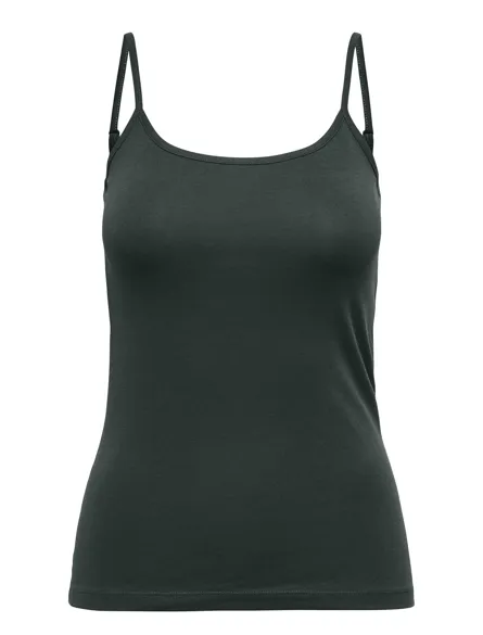 JDYAVA Tanktop mit normaler Passform und Knopfverschluss