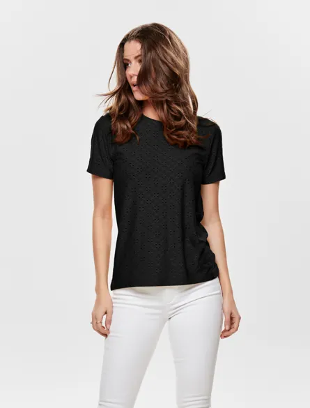 JDYCATHINKA S/S TAG TOP JRS NOOS