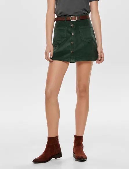 ONLAMAZING GLOBAL HW CORD SKIRT PNT NOOS