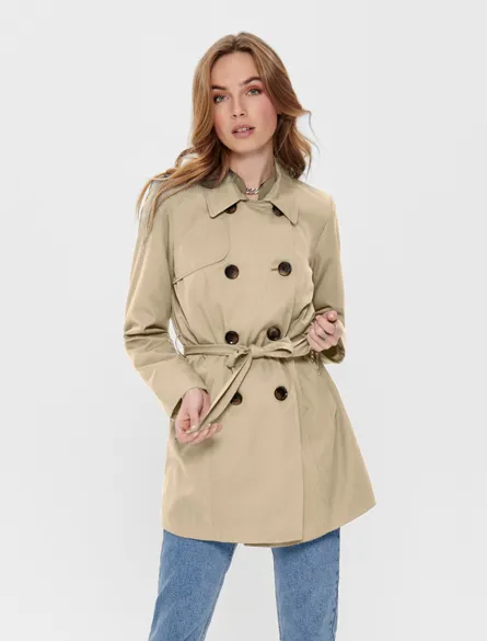 ONLVALERIE Dobbeltradet trenchcoat