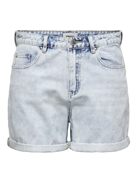ONLPHINE Regular Fit Denim Shorts med knaplukning og lommer foran