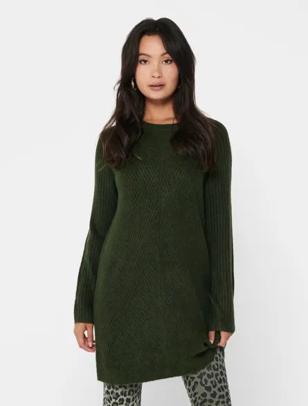 ONLCAROL L/S DRESS KNT NOOS