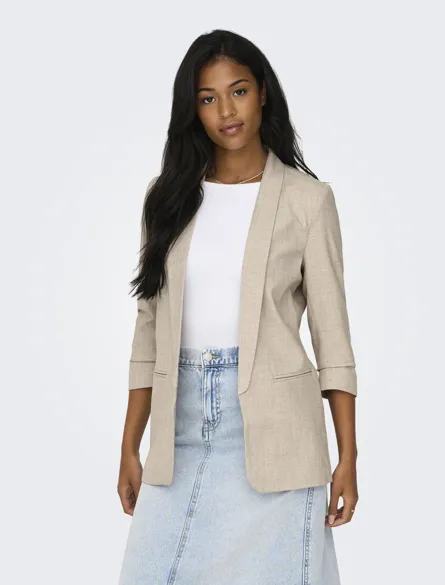 ONLELLY Blazer mit gerafften Ärmeln