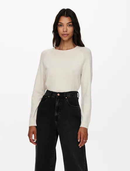 ONLRICA Gebreide trui met O-hals