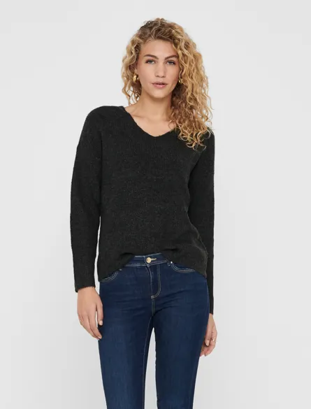 ONLCAMILLA V-NECK L/S PULLOVER KNT NOOS