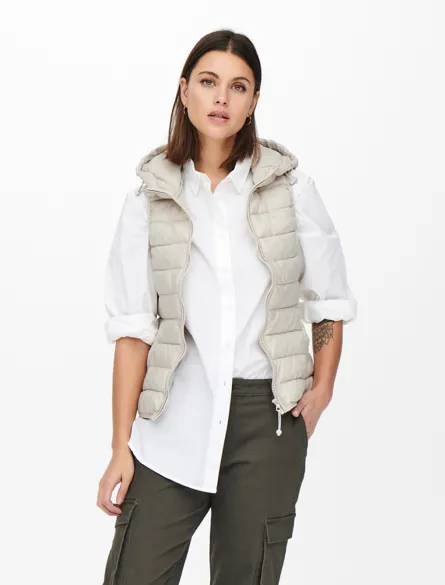 ONLNEWTAHOE HOOD WAISTCOAT OTW NOOS