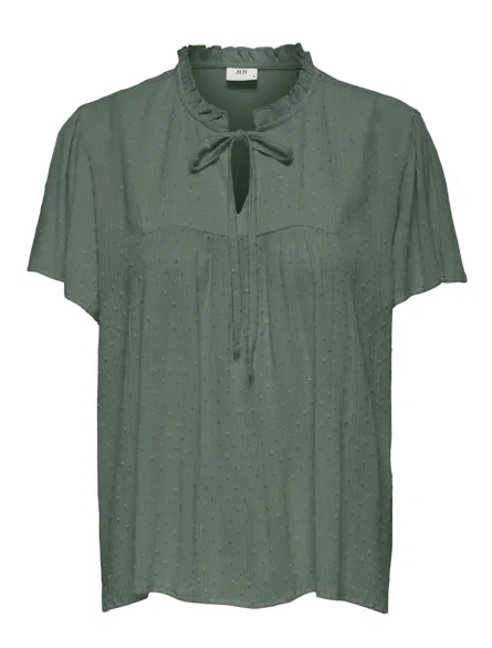 JDYLIMA LIFE S/S TOP WVN NOOS