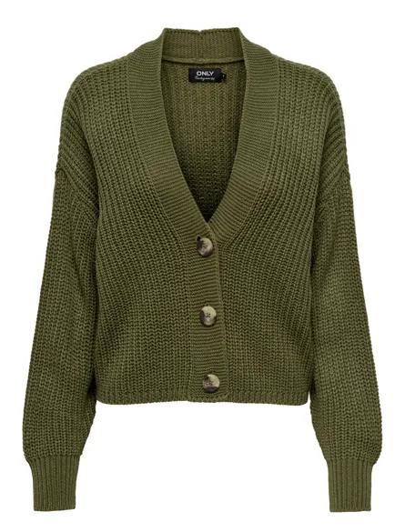 ONLCAROL Gerippte Strickjacke
