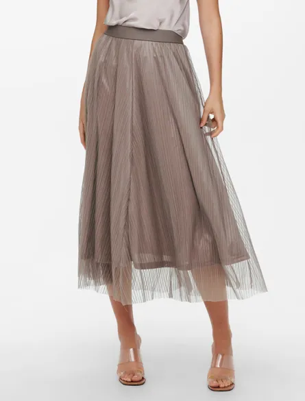 ONLLAVINA Geplooide chiffon rok