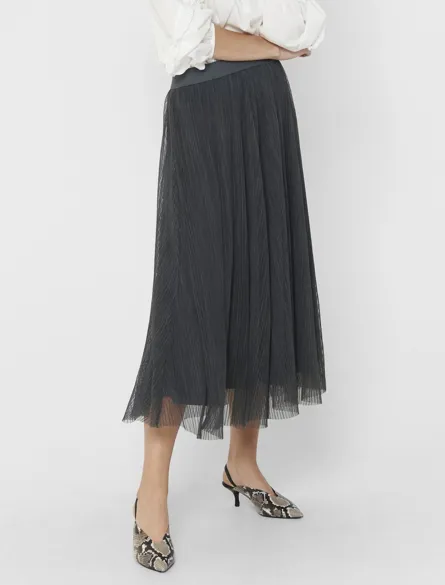 ONLLAVINA Plisseret Chiffon Nederdel