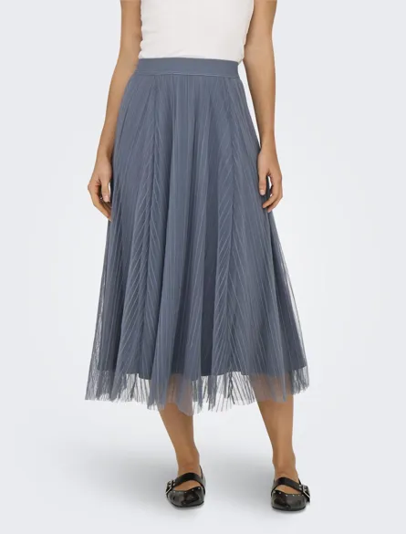 ONLLAVINA Geplooide chiffon rok