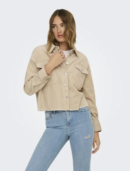 ONLMARINA-ENY L/S CORD JACKET PNT NOOS