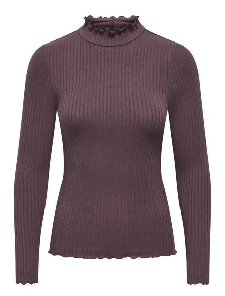 JDYFRANSISKA L/S HI-NCK TOP JR NOOS