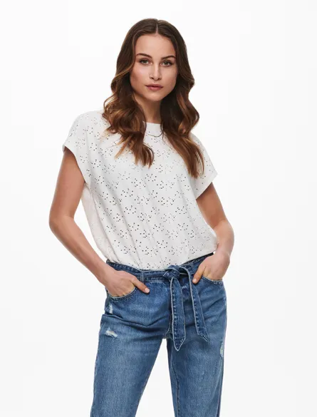 ONLSMILLA S/S TOP JRS NOOS