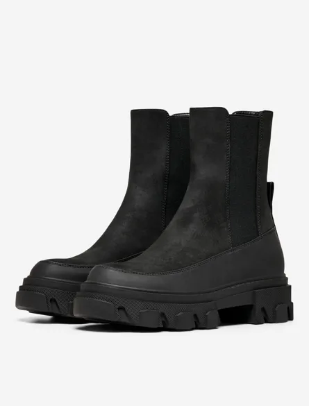 ONLTOLA-1 NUBUCK PU CHUNKY BOOT - NOOS