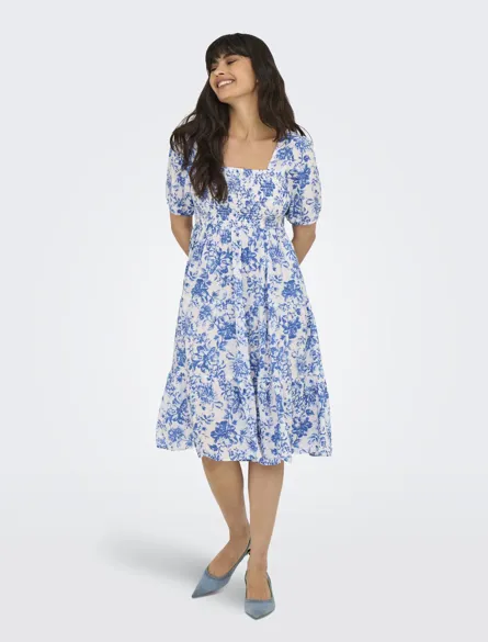 ONLSTAR Gesmoktes Kleid aus Viskose