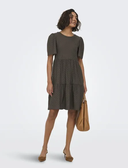 JDYCARLA CATHINKA S/S DRESS JRS NOOS