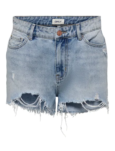 ONLPACY Denim-Shorts im Used-Look